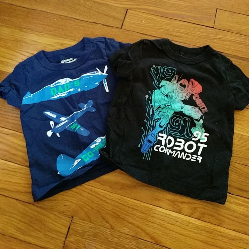 **3 for $10** bundle of 2 Oshkosh boys t-shirts